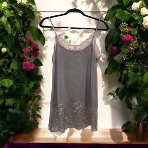 WHBM Lace-Hem Cami size L